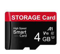 Tarjeta de memoria Flash de alta calidad tarjeta SD 4 GB Memorial Clase de alta velocidad 4 GB mini tarjeta SD