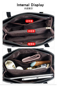 Sacs à main de luxe pour femmes Designer Fashion Large Capacity Casual Tote Bag Sac a Main Ladies Quality Leather Shoulder Bags - Product Image 6