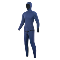 DIVESTAR Desain Baru OEM Kustom Depan 3mm Neoprena Ramah Lingkungan Bernapas Super Elastis Dua Potong Profesional untuk Freediving