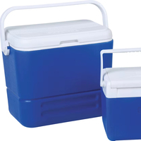 Ensemble de glacières isothermes 36L/9.4L avec poignée, matériaux PP PE, étanches, conservation de la glace pendant 72h, pour le camping, la randonnée, les aliments et les canettes