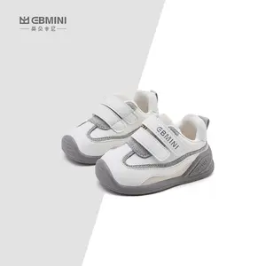 Ebmini 2024春秋新款防滑软底婴儿女童和男童运动学步鞋