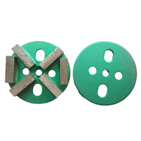 Disques de meulage à liaison métallique à 6 segments pour meuleuse de sol en béton, outils abrasifs