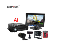 4CH 1080P HDD MDVR surveillance en temps réel et dispositif de stockage de données de suivi 4G AI ADAS DMS BSD DVR Mobile pour système de vidéosurveillance de Bus