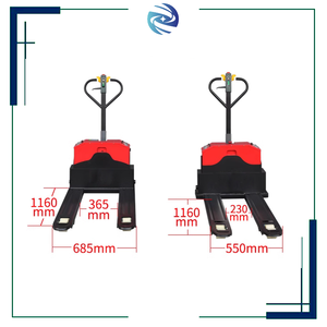 Novo caminhão de pálete semi-elétrico durável com sistema de frenagem manual + elétrico 1:56 - Product Image 5