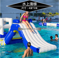 Parc aquatique gonflable commercial modulaire en PVC pour piscine, parcours d'obstacles aquatiques pour divertissement en plein air