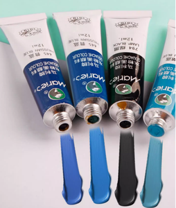 Marie's Brand 24 couleurs 12ml Tubes de peinture <span class=keywords><strong>gouache</strong></span> pour enfants débutants et élèves du primaire Pinceaux peints à la main liquides - Product Image 5