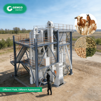 Nouvelle ligne de production automatique complète en acier inoxydable de 55 kW pour prémélange d'aliments pour animaux (poulets, porcs, poissons)
