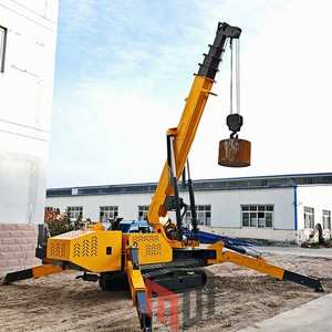 Grúa Araña Eléctrica Diésel de 1.5, 4, 8, 10, 12, 15 y 16 Toneladas, Mini Grúa Araña con Pluma Telescópica y Cesta Elevadora de Personal - Product Image 5