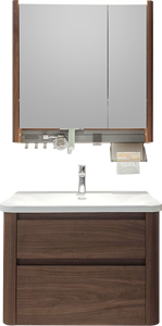Wall Mounted Bathroom <b>Vanities</b> Set with Smart <b>Mirror</b> <b>Lights</b> Single Modern Style Bathroom <b>Vanities</b> - Product Image 6
