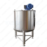 Réservoir mélangeur en acier inoxydable 500L 1000L 2000L 100 200 500 1000 2000 gallon litre litre