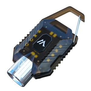 مصباح يدوي قابل لإعادة الشحن WARSUN G3 للاستخدام الخارجي بقوة 800 لومن، مقاوم للماء IPX5، مصدر ضوء <span class=keywords><strong>LED</strong></span> محمول مع مغناطيس وحلقة مفاتيح وإضاءة جانبية، مصباح صغير كهدية - Product Image 1