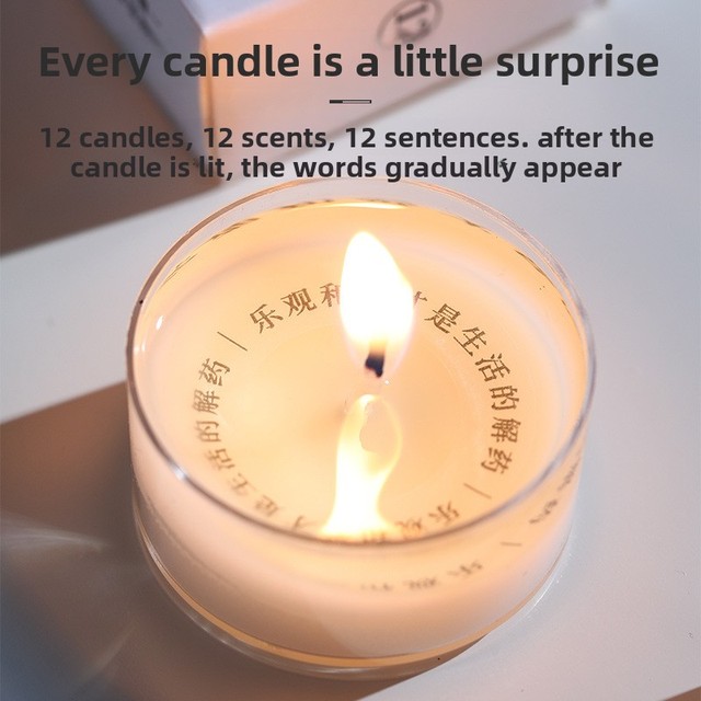 Soy Aromatherapy Candle Birthday Confession Gift Premium Touch Companion Gift High Beauty Bedroom Durable Decoration Ornament