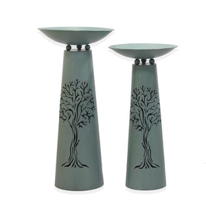 Modern Rusty Metal Iron Plant Stand Unique <strong>Corner</strong> Garden Decor with <strong>Planter</strong> Pots for Home Country House - Product Image 4