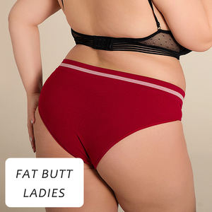 XL 2XL 3XL 4XL all'ingrosso oversize a vita alta senza cuciture <span class=keywords><strong>Sexy</strong></span> grasso femminile Plus Size slip da donna mutandine biancheria intima perizoma - Product Image 3