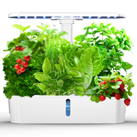 Système de jardinage intelligent IGS-61, kit de culture hydroponique d'intérieur avec éclairage LED, pots et jardinières électroniques intelligents pour usage domestique