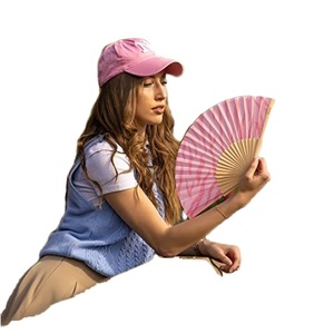 Éventail pliable en bambou écologique personnalisé, motif peint – Décoration vintage pour anniversaire, Nouvel An chinois, Halloween, fête, cadeau - Product Image 3