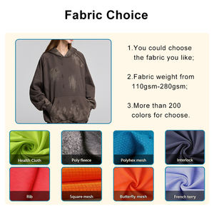 Top Quality Men's Custom logo 100% Cotton Pullover Heavyweight Winter <b>Hoodie</b> 3D Embroidery-Loose Fit Eco-Friendly Windproof - Product Image 4