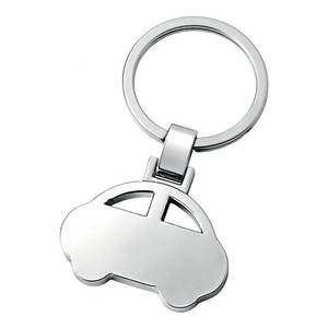 Llavero Portamonedas Vintage de Moda con Diseño de Coche de Dibujos Animados, Anillo y Logotipo Personalizado, 25mm, Aleación de Zinc, Disponible en Estilo Vintage - Product Image 1