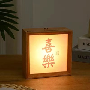 Veilleuse 3D LED ABS conçue sur mesure avec capteur tactile cadre photo enfichable pour hôtels décoration de mariage - Product Image 5