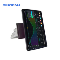 Lecteur DVD Auto Android Rotatif 10 Pouces 4+64G 1DIN, Système Audio HIFI GPS, Autoradio avec Navigation Audio et Caméra de Recul