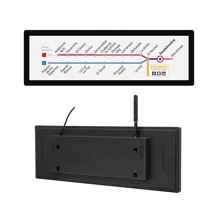 24 28 36 46 pollici Bar tipo schermo Lcd modulo Bus trasporto ferroviario metropolitana metropolitana Bar Display Lcd