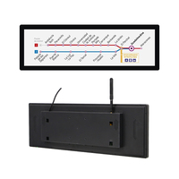 HUSHIDA 24 28 36 46 pouces barre Type écran d'affichage Lcd Module Bus Rail Transport métro Train barre de métro écran Lcd