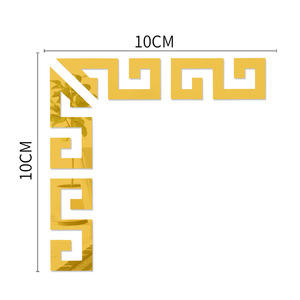 Adesivi Murali a <span class=keywords><strong>Specchio</strong></span> in Acrilico con Linea Diagonale, Decorazione Fai-da-Te per Casa e Mobili, <span class=keywords><strong>Adesivo</strong></span> Decorativo a <span class=keywords><strong>Specchio</strong></span> - Product Image 6