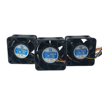Ventilateur de refroidissement DC 40x40x28mm 4028 haute vitesse 38000 tr/min à roulement à billes électrique IP68/IP58 12V avec lumière LED étanche Prix usine