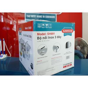 Hot bán giá rẻ giá thép không gỉ năm lớp dưới <span class=keywords><strong>Cookware</strong></span> Set, 3-Piece <span class=keywords><strong>Cookware</strong></span> Pot Set - Product Image 6