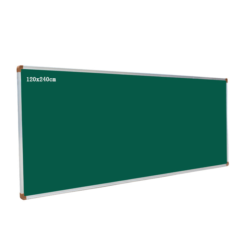 Tableros magnéticos verdes para aula escolar, tablero blanco para pared colgante, marco de aluminio, pizarra de tiza para niños