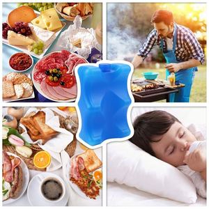 OEM Portable Breastmilk Ice Pack HDPE Insulated 350ml Reusable Eco-Friendly for Breast <b>Pump</b> Bags & Lunch Containers Ice Brick - Product Image 5