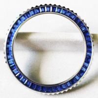 Vente en Gros Montre-Bracelet de Luxe Personnalisée pour Homme pour Rolex, Lunette en Acier Inoxydable 40mm, Options de Personnalisation Saphir Rubis Diamant