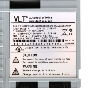 Convertidor de Frecuencia VFD Original 131X0614 VLT 2807, Controlador de Motor, Automatización Industrial - Product Image 3