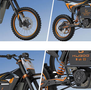 Wish03 Dirt Bike Rear Hub Motor 70KM Range 72V 28.6AH Lithium <b>Battery</b> 3000W - Product Image 2