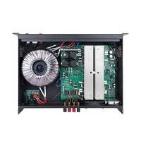 Amplificateur de puissance professionnel H6 Classe H 600W 2 canaux 2U en rack avec boîtier métallique pour home cinéma et soirée
