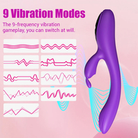 Vibrateur Lapin Sexuel pour Femmes avec Écran LCD et 9 Modes de Vibration, Stimulateur Point G, Jouet Sexuel pour Adultes, Vente Chaude aux États-Unis, Disponible en Ligne