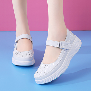 <span class=keywords><strong>Scarpe</strong></span> Estive da Infermiera per <span class=keywords><strong>Donna</strong></span>, <span class=keywords><strong>Tacco</strong></span> a Zeppa, Leggere, Traspiranti, <span class=keywords><strong>con</strong></span> Tomaia e Suola Morbide, Comode <span class=keywords><strong>Scarpe</strong></span> da Lavoro Medico - Product Image 6