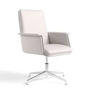 <span class=keywords><strong>Silla</strong></span> de conferencia de espalda baja con patas cruzadas, asiento ejecutivo de gama alta para oficina, hogar, <span class=keywords><strong>silla</strong></span> de oficina con brazo fijo, sin <span class=keywords><strong>ruedas</strong></span> - Product Image 1