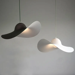 Vente chaude style moderne italien led lustre art <span class=keywords><strong>d</strong></span>éco <span class=keywords><strong>chapeau</strong></span> <span class=keywords><strong>de</strong></span> <span class=keywords><strong>paille</strong></span> pendentif lumière chambre salon suspension lampe lustre - Product Image 3
