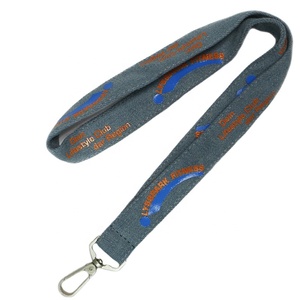 Exclusive 25mm Jean Material Personal Retention Screen Printed Cowboy Lanyard Custom Other Lanyards