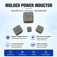 Inducteur de puissance moulé SMD, courant élevé, faible DCR, blindé, pour convertisseur DC-DC, alimentation, circuit imprimé