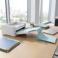 Scanner de documents haute vitesse T106S pour usage de production, numérisation couleur recto-verso avec correction automatique de la couleur CIS