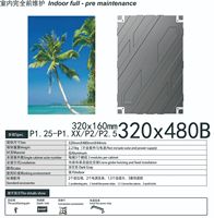 Écran LED fixe d'intérieur P4 P5 P3.076 P2.5, armoire 640x480 320x480, maintenance frontale, IP45, mur vidéo LED pour toile de fond de scène