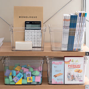 Boîte de conservation alimentaire en <span class=keywords><strong>plastique</strong></span> transparent, conteneur carré avec couvercle pour l'organisation du réfrigérateur de la cuisine - Product Image 2