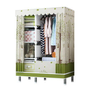 Armadio semplice con <span class=keywords><strong>cerniera</strong></span> completamente chiuso e struttura in acciaio addensato in tessuto Oxford rinforzato - Product Image 5