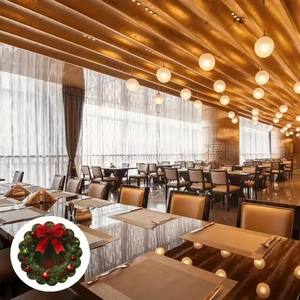 Manteles individuales de ondas circulares de Navidad, manteles antideslizantes resistentes al calor, <span class=keywords><strong>mantel</strong></span> redondo de decoración de Navidad <span class=keywords><strong>para</strong></span> fiesta de comedor de invierno - Product Image 5