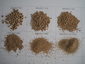 Pierre précieuse de polissage fine 46 mesh grain de coquille de noix de pécan broyé granulés de coquille comme matériau de sablage - Product Image 6