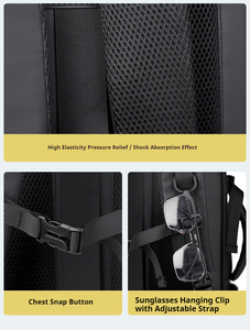 <span class=keywords><strong>Mochila</strong></span> Oxford de Gran Capacidad para Hombre, Casual, Impermeable, para Viajes, con Bolsa de Vacío Individual, <span class=keywords><strong>Antirrobo</strong></span>, para Portátil, de Negocios - Product Image 4