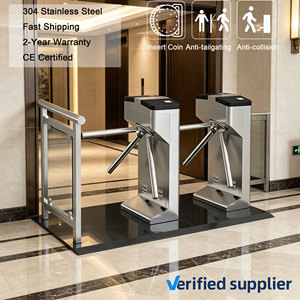 Sistema di controllo di accesso automatico CAJ con il riconoscimento di fronte pedone treppiede tornello meccanismo del tornello cancello per lo stadio - Product Image 1