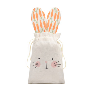 <span class=keywords><strong>2025</strong></span> mới phục sinh Quà tặng Túi thỏ tai lanh dây kéo túi sáng tạo phục sinh nhật trang trí Buggy Túi - Product Image 5